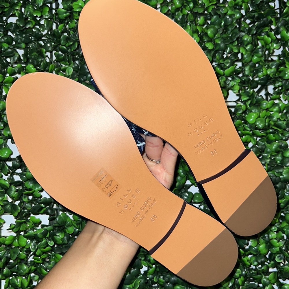 Hill House Home The City Summer Slide Blue Botanical 8 - Picture 8 of 14